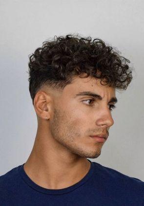 Capelli ricci 10mm| Superskin Protesi Capelli Ricci Uomo in Pelle da 0.08mm con Capelli ricci 10mm